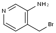 4-(Bromomethyl)pyridin-3-amine Struktur