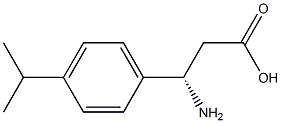 (3S)-3-AMINO-3-[4-(METHYLETHYL)PHENYL]PROPANOIC ACID Struktur