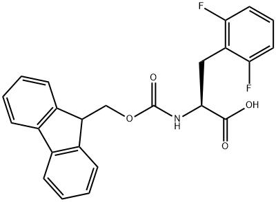 N-Fmoc-2,6-difluoro-L-phenylalanine Struktur