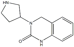 3-(pyrrolidin-3-yl)-3,4-dihydroquinazolin-2(1H)-one Struktur