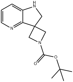 tert-Butyl 1',2'-dihydrospiro[azetidine-3,3'-pyrrolo[3,2-b]pyridine]-1-carboxylate Struktur