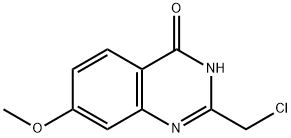 2-Chloromethyl-7-methoxy-1H-quinazolin-4-one Struktur