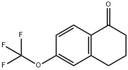 6-(Trifluoromethoxy)-3,4-dihydronaphthalen-1(2H)-one Struktur