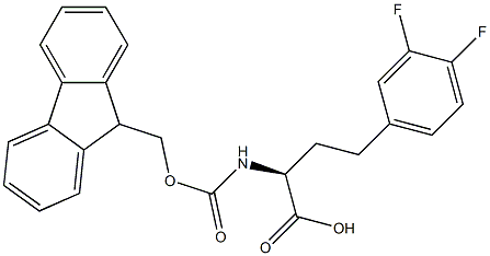 Fmoc-3,4-difluoro-L-homophenylalanine Structure