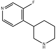 3-Fluoro-4-(piperidin-3-yl)pyridine dihydrochloride Struktur