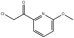 2-chloro-1-(6-methoxypyridin-2-yl)ethanone Struktur