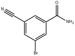 3-Bromo-5-cyanobenzamide Struktur