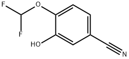 4-(Difluoromethoxy)-3-Hydroxybenzonitrile Struktur