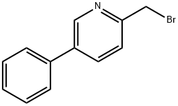 2-(bromomethyl)-5-phenylPyridine Struktur