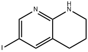 6-Iodo-1,2,3,4-tetrahydro-1,8-naphthyridine Struktur