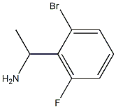 1-(2-BROMO-6-FLUOROPHENYL)ETHYLAMINE Struktur