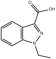 1-Ethyl-1H-indazole-3-carboxylic acid Struktur