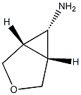 (Meso-1R,5S,6S)-3-Oxabicyclo[3.1.0]Hexan-6-Amine Struktur