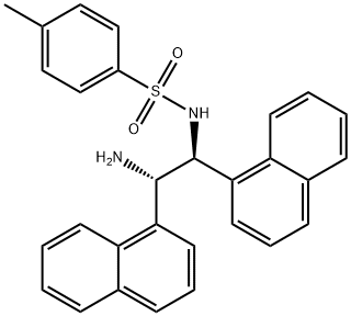 (1S,2S)-N-p-Tosyl-1,2-di(1-naphthyl)ethylenediamine Struktur