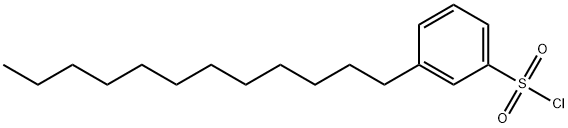 3-Dodecylbenzene-1-sulfonyl chloride Struktur