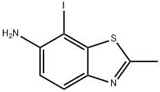 7-Iodo-2-methylbenzo[d]thiazol-6-amine Struktur