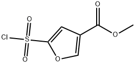 methyl 5-(chlorosulfonyl)furan-3-carboxylate Struktur