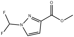 1-difluoromethyl-1H-pyrazole-3-carboxylic acid methyl ester Struktur