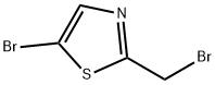 5-bromo-2-(bromomethyl)thiazole Struktur