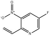 5-Fluoro-3-nitro-2-vinylpyridine Struktur