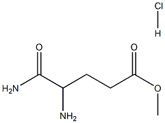 Methyl 4,5-Diamino-5-Oxopentanoate Hydrochloride Struktur