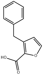 3-Benzylfuran-2-carboxylic acid Struktur