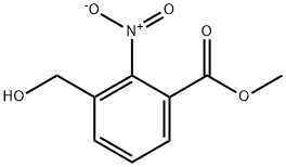 methyl 3-(hydroxymethyl)-2-nitrobenzoate Struktur