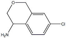 7-CHLORO-3,4-DIHYDRO-1H-2-BENZOPYRAN-4-AMINE Struktur