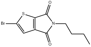 2-Bromo-5-butyl-4H-thieno[2,3-c]pyrrole-4,6(5H)-dione Struktur