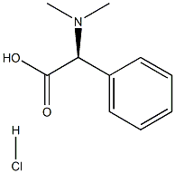 (S)-a-(Dimethylamino)benzeneacetic acid HCl Struktur