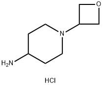 1-(oxetan-3-yl)piperidin-4-amine dihydrochloride Struktur