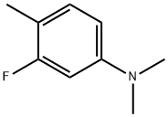 (3-Fluoro-4-methyl-phenyl)-dimethyl-amine Struktur