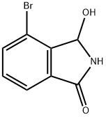 4-bromo-3-hydroxyisoindolin-1-one Struktur