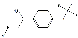 1-(4-(TRIFLUOROMETHOXY)PHENYL)ETHANAMINE HYDROCHLORIDE Struktur