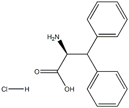 (S)-2-amino-3,3-diphenyl-propanoic acid hydrochloride Struktur