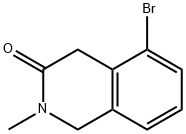 3(2H)-Isoquinolinone, 5-bromo-1,4-dihydro-2-methyl- Struktur