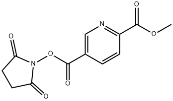 5-(2,5-Dioxopyrrolidin-1-yl) 2-methyl pyridine-2,5-dicarboxylate Struktur