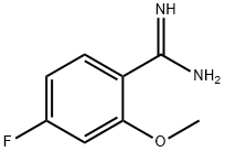 4-Fluoro-2-methoxy-benzamidine Struktur