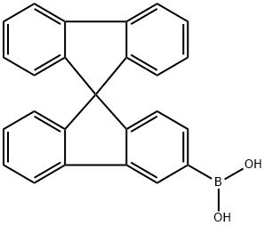 9,9'-Spirobi[9H-fluorene]-3-ylboronicacid Struktur