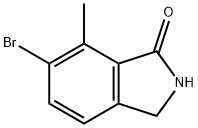 6-溴-7-甲基異吲哚啉-1-酮, 1427394-72-6, 結(jié)構(gòu)式