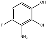 3-amino-2-chloro-4-fluorophenol Struktur