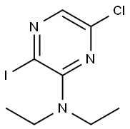 6-Chloro-N,N-diethyl-3-iodopyrazin-2-amine Struktur