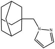 1-adamantylmethyl-1H-pyrazole Struktur