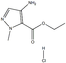 Ethyl 4-amino-1-methyl-1h-pyrazole-5-carboxylate  hydrochloride Struktur