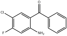 (2-Amino-5-chloro-4-fluoro-phenyl)-phenyl-methanone Struktur