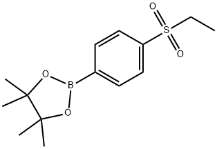 2-(4-(Ethylsulfonyl)Phenyl)-4,4,5,5-Tetramethyl-1,3,2-Dioxaborolane Struktur