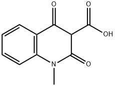 1-methyl-2,4-dioxo-1,2,3,4-tetrahydroquinoline-3-carboxylic acid Struktur