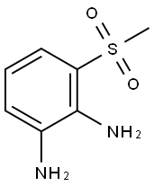 3-(methylsulfonyl)benzene-1,2-diamine Struktur