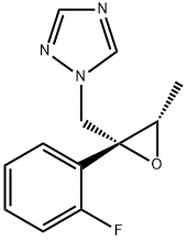 1-(((2R,3S)-2-(2-fluorophenyl)-3-methyloxiran-2-yl)methyl)-1H-1,2,4-triazole Struktur