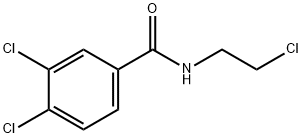 3,4-Dichloro-N-(2-chloroethyl)benzamide Struktur